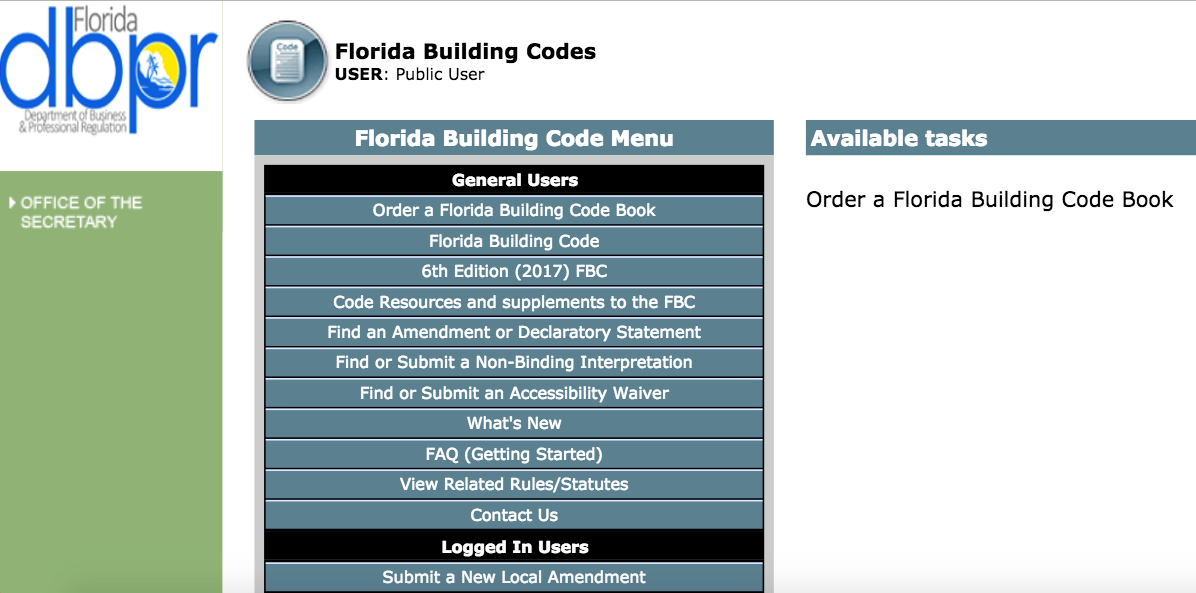 Navigating Florida Building Code Online